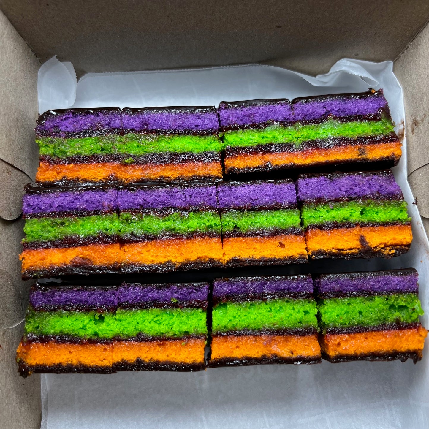 "CREEPY CRAWLER" Italian Rainbow Cookies