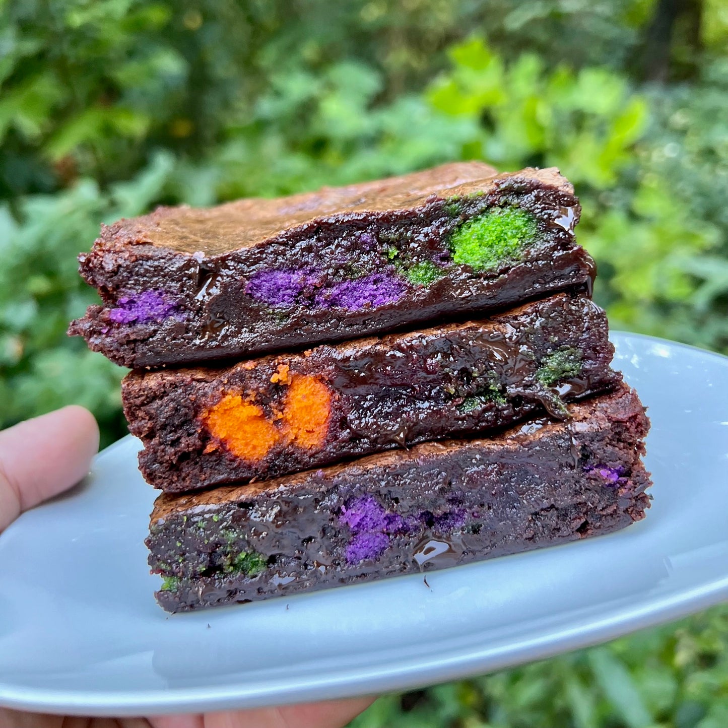 Halloween Italian Rainbow Brownie